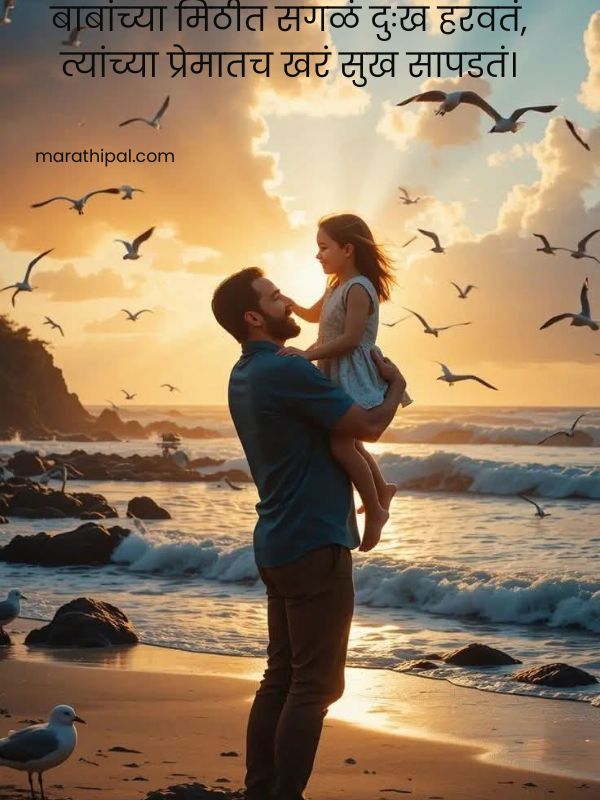 Papa Love Shayari Marathi