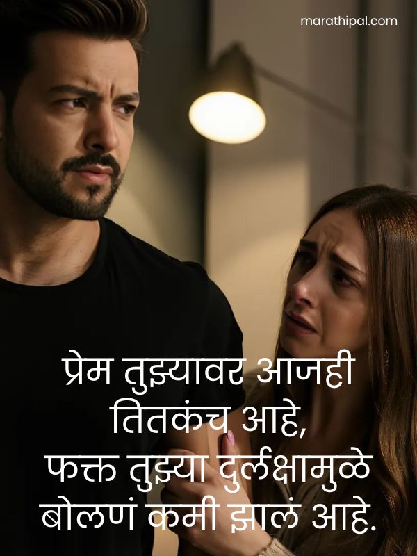 Ignore Shayari Marathi for Love