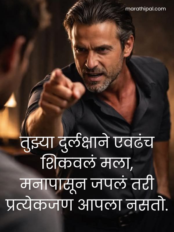 Best Ignore Shayari Marathi